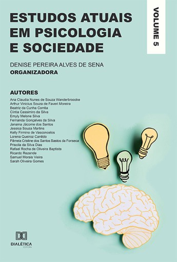 Portada del libro «Estudos atuais em Psicologia e Sociedade», de Denise Pereira Alves de Sena