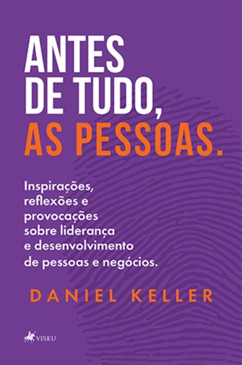Portada del libro «Antes de tudo, as pessoas», de Daniel Keller