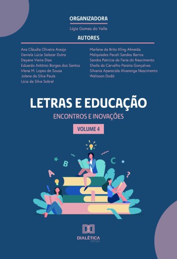 Portada del libro «Letras e educação», de Lígia Gomes do Valle