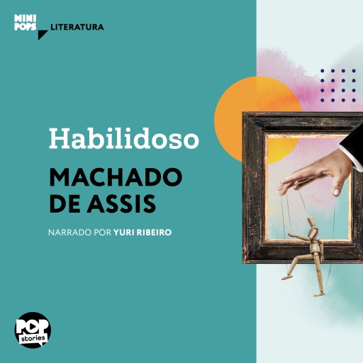 Portada del audiolibro «Habilidoso», de Machado de Assis