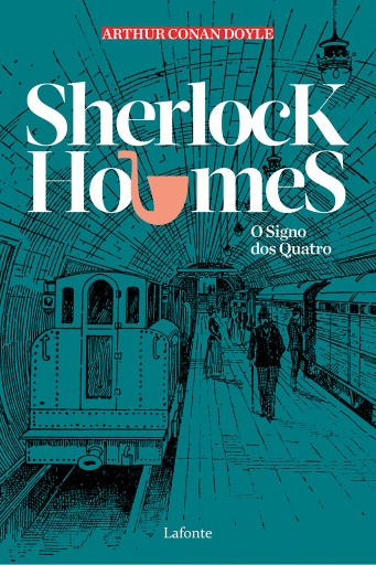 Portada del libro «Sherlock Holmes - O Signo dos Quatro», de Arthur Conan Doyle