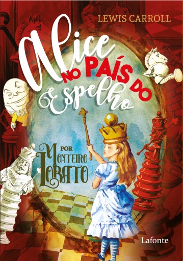 Portada del libro «Alice no País do Espelho», de Lewis Carroll