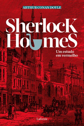 Portada del libro «Sherlock Holmes Um Estudo em Vermelho», de Arthur Conan Doyle