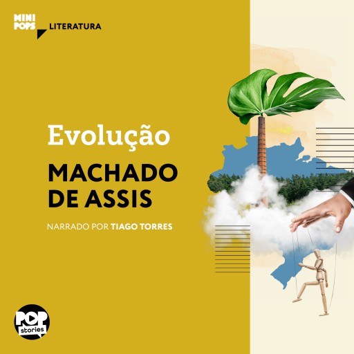 Portada del audiolibro «Evolução», de Machado de Assis
