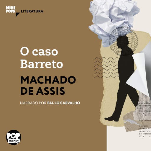 Portada del audiolibro «O caso Barreto», de Machado de Assis