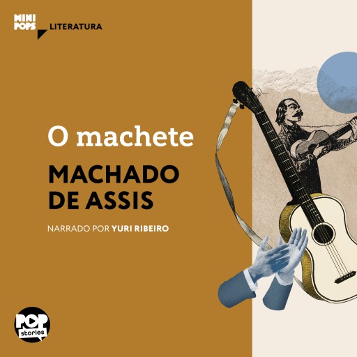 Portada del audiolibro «O machete», de Machado de Assis
