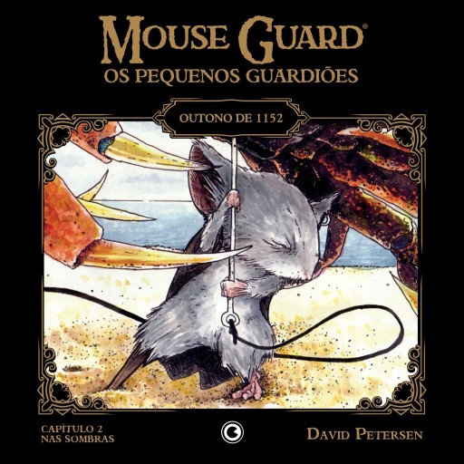 Portada del libro «Mouse Guard – Os Pequenos Guardiões: Outono de 1152 – Capítulo 2», de David Petersen
