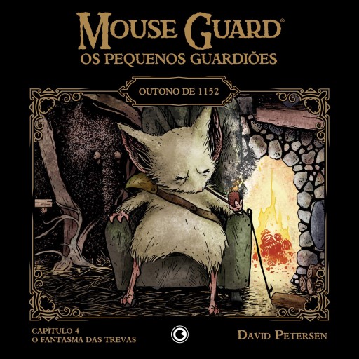 Portada del libro «Mouse Guard – Os Pequenos Guardiões: Outono de 1152 – Capítulo 4», de David Petersen