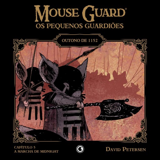 Portada del libro «Mouse Guard – Os Pequenos Guardiões: Outono de 1152 – Capítulo 5», de David Petersen