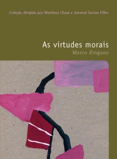 Portada del libro «As virtudes morais», de Marco Zingano