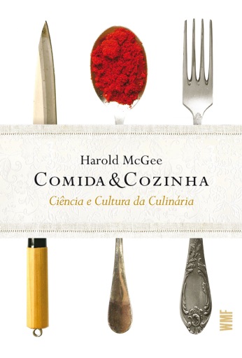 Portada del libro «Comida e cozinha», de Harold McGee