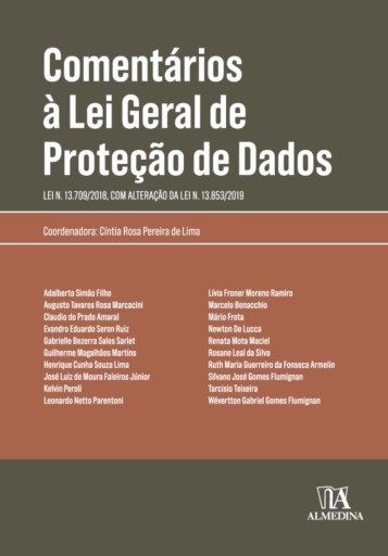Comentários à Lei Geral de Proteção de Dados