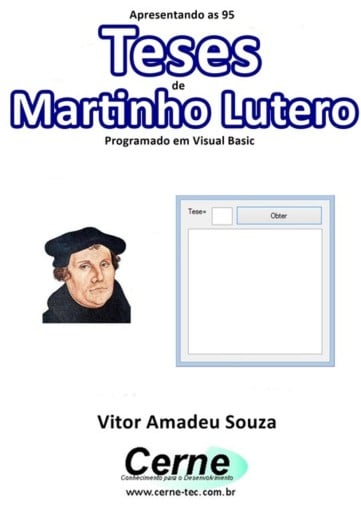 Apresentando As 95  Teses De Martinho Lutero Programado Em Visual Basic