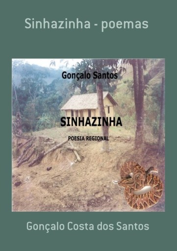 Portada del libro «Sinhazinha - Poemas», de Gonçalo Costa Dos Santos