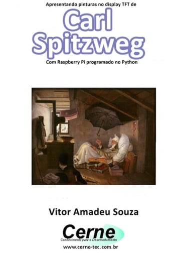 Apresentando Pinturas No Display Tft De  Carl Spitzweg  Com Raspberry Pi Programado No Python