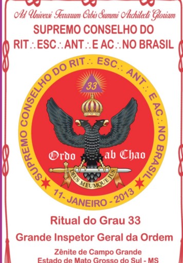 Ritual Do Grau 33 Grande Inspetor Geral Da Ordem