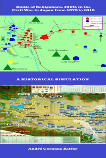 Portada del libro «Battle Of Sekigahara, 1600, In The Civil War In Japan From 1573 To 1615», de André Geraque Kiffer