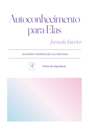 Autoconhecimento Para Elas