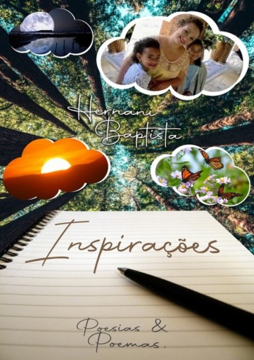 Portada del libro «Inspirações», de Hernani Baptista