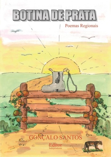 Portada del libro «Botina De Prata - Poemas», de Gonçalo Costa Dos Santos
