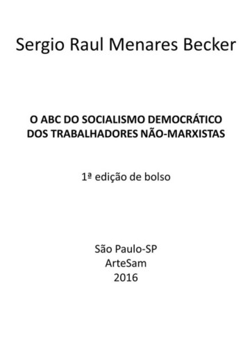 O Abc Do Socialismo Democratico