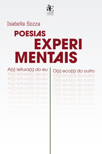 Portada del libro «Poesias experimentais», de Isabella Tavares Sozza Moraes
