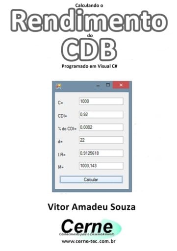 Calculando O  Rendimento Do Cdb Programado Em Visual C#
