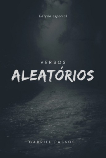 Portada del libro «Versos Aleatórios», de Gabriel Passos