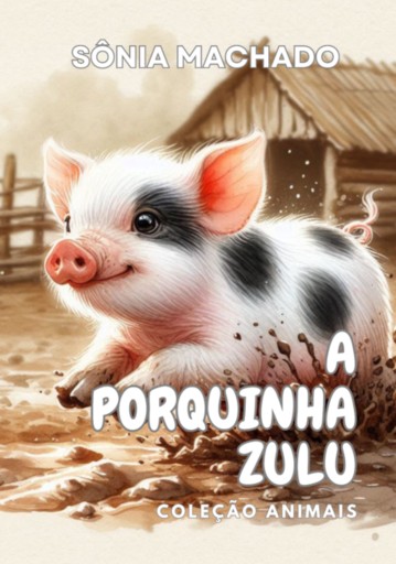 Portada del libro «A Porquinha Zulu», de Sônia Machado