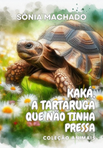 Portada del libro «Kaká, A Tartaruga Que Não Tinha Pressa», de Sônia Machado