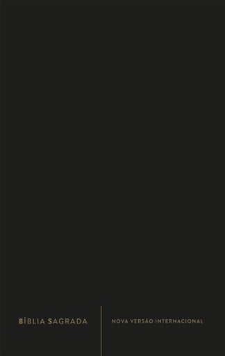 Bíblia Sagrada Slim NVI, Luxo, Capa Preta