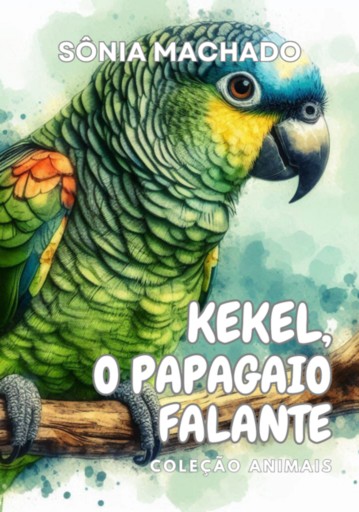 Portada del libro «Kekel, O Papagaio Falante», de Sônia Machado