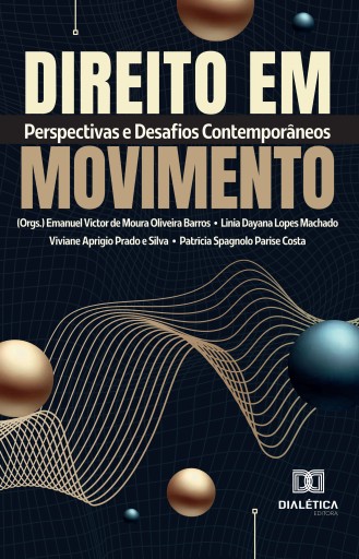 Portada del libro «Direito em Movimento», de Emanuel Victor de Moura Oliveira Barros, Linia Dayana Lopes Machado