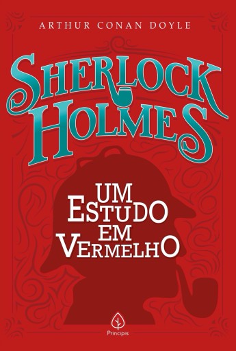 Portada del libro «Sherlock Holmes - Um estudo em vermelho»