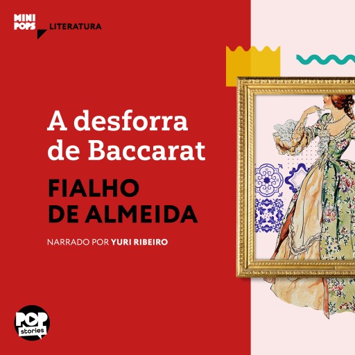 Portada del audiolibro «A desforra de Baccarat», de Fialho de Almeida