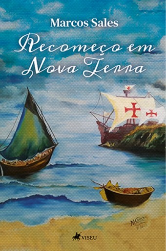 Portada del libro «Recomeço em Nova Terra», de Marcos Sales