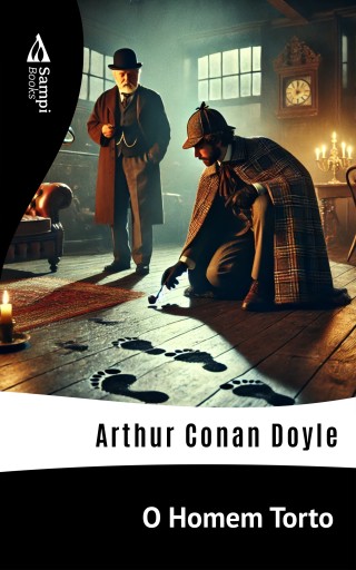 Portada del libro «O Homem Torto», de Arthur Conan Doyle