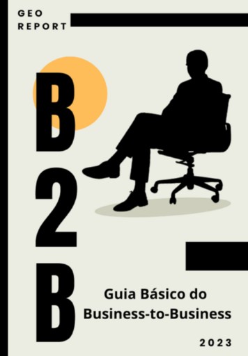 B2b Guia Básico Do Business-to-business