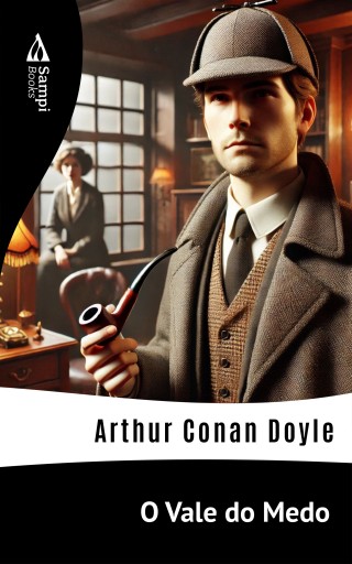 Portada del libro «O Vale do Medo», de Arthur Conan Doyle