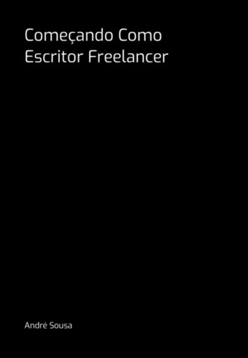 Começando Como Escritor Freelancer