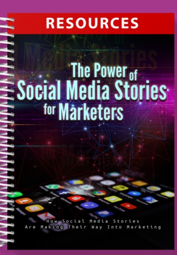 O Poder Das Histórias De Mídia Social Para Profissionais De Marketing