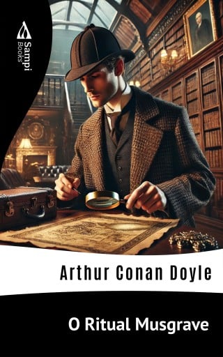 Portada del libro «O Ritual Musgrave», de Arthur Conan Doyle
