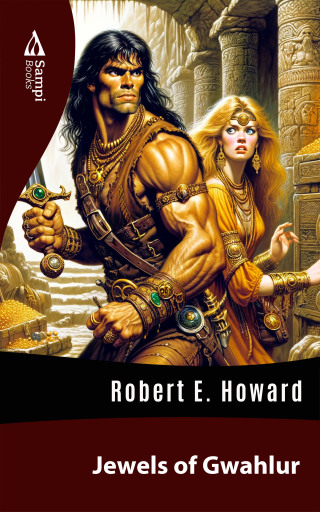 Portada del libro «Jewels of Gwahlur», de Robert E. Howard