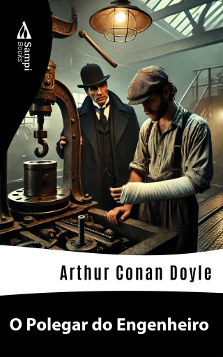 Portada del libro «O Polegar do Engenheiro», de Arthur Conan Doyle