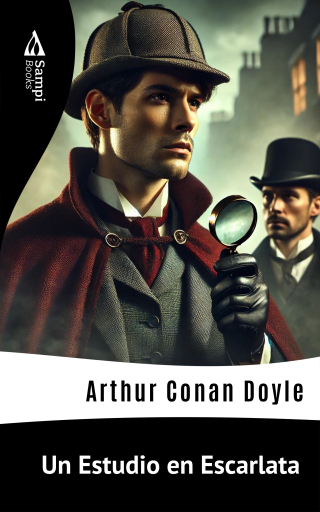 Portada del libro «Un Estudio en Escarlata», de Arthur Conan Doyle