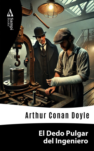 Portada del libro «El Dedo Pulgar del Ingeniero», de Arthur Conan Doyle