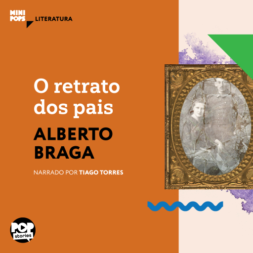 Portada del audiolibro «O retrato dos pais», de Alberto Braga