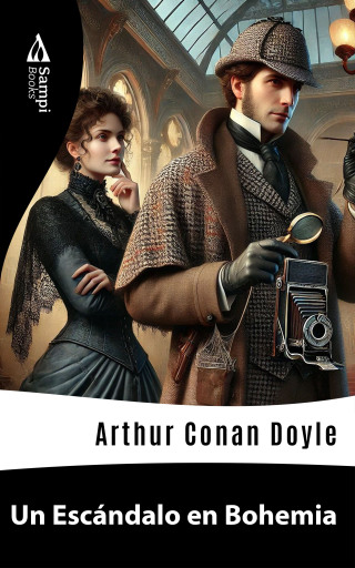 Portada del libro «Un Escándalo en Bohemia», de Arthur Conan Doyle