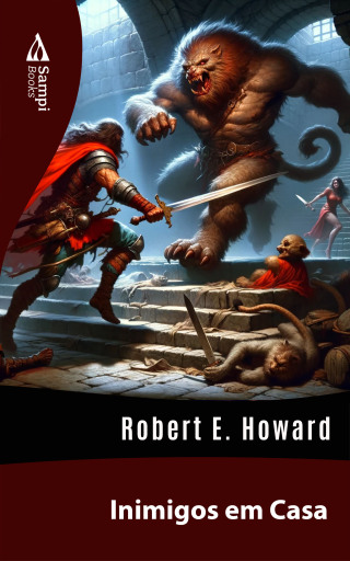 Portada del libro «Inimigos em Casa», de Robert E. Howard