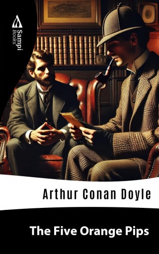 Portada del libro «The Five Orange Pips», de Arthur Conan Doyle